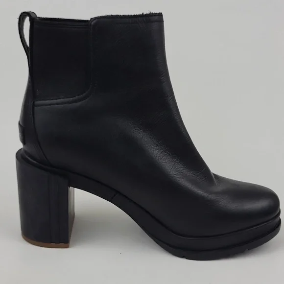 Sorel Blake Chelsea Heel Boots Waterproof Black Size 7.5 - Picture 10 of 12
